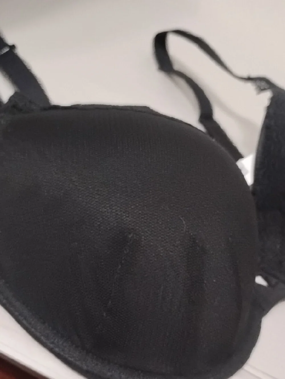 Simone Perele Everyday Lace Trim Black Push-Up Bra